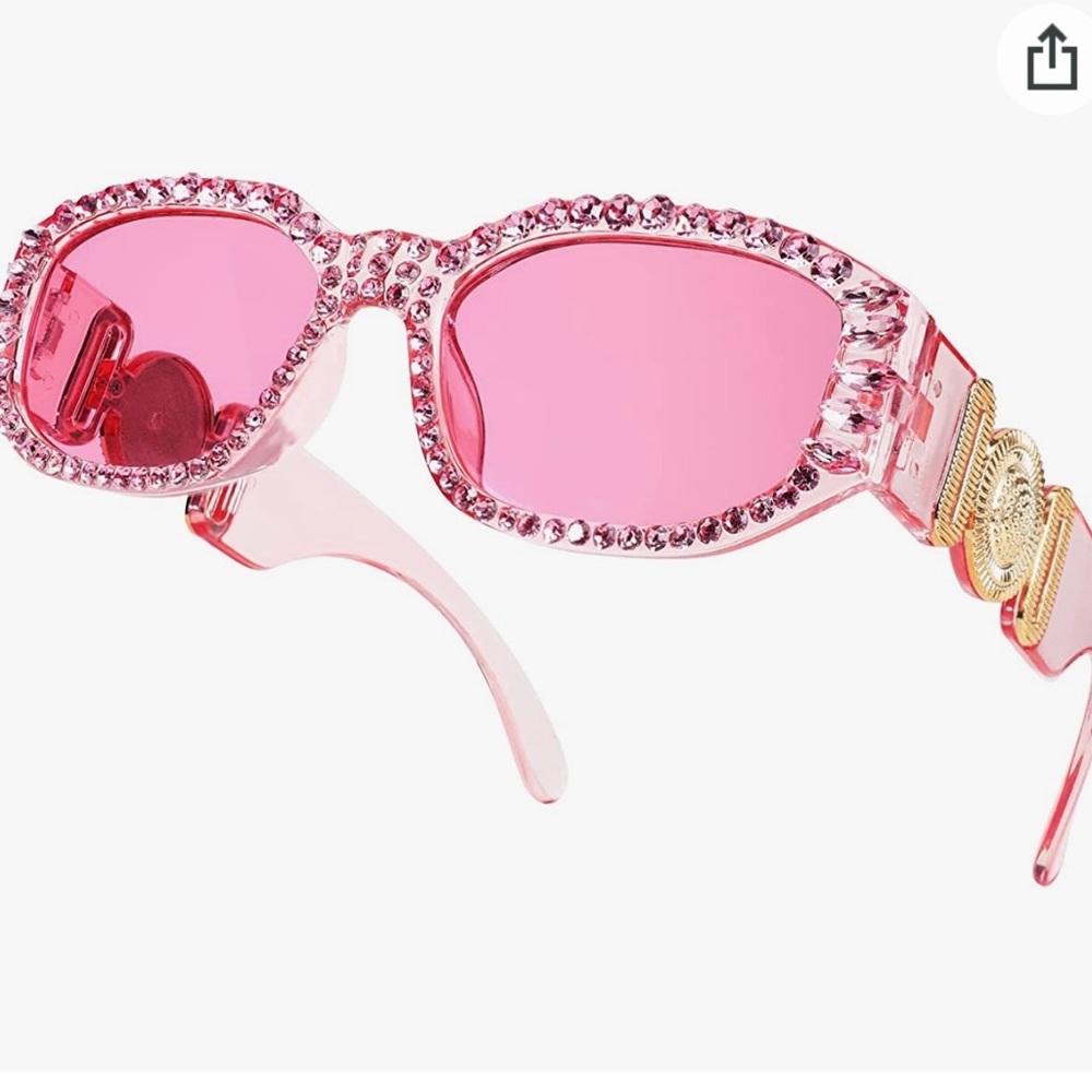 Pink Sparkly Y2K Sunglasses Never Worn